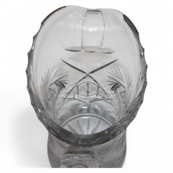 Vintage Waterford Crystal Water Pitcher With Intricate Cut Glass Design - Picture 4 of 6